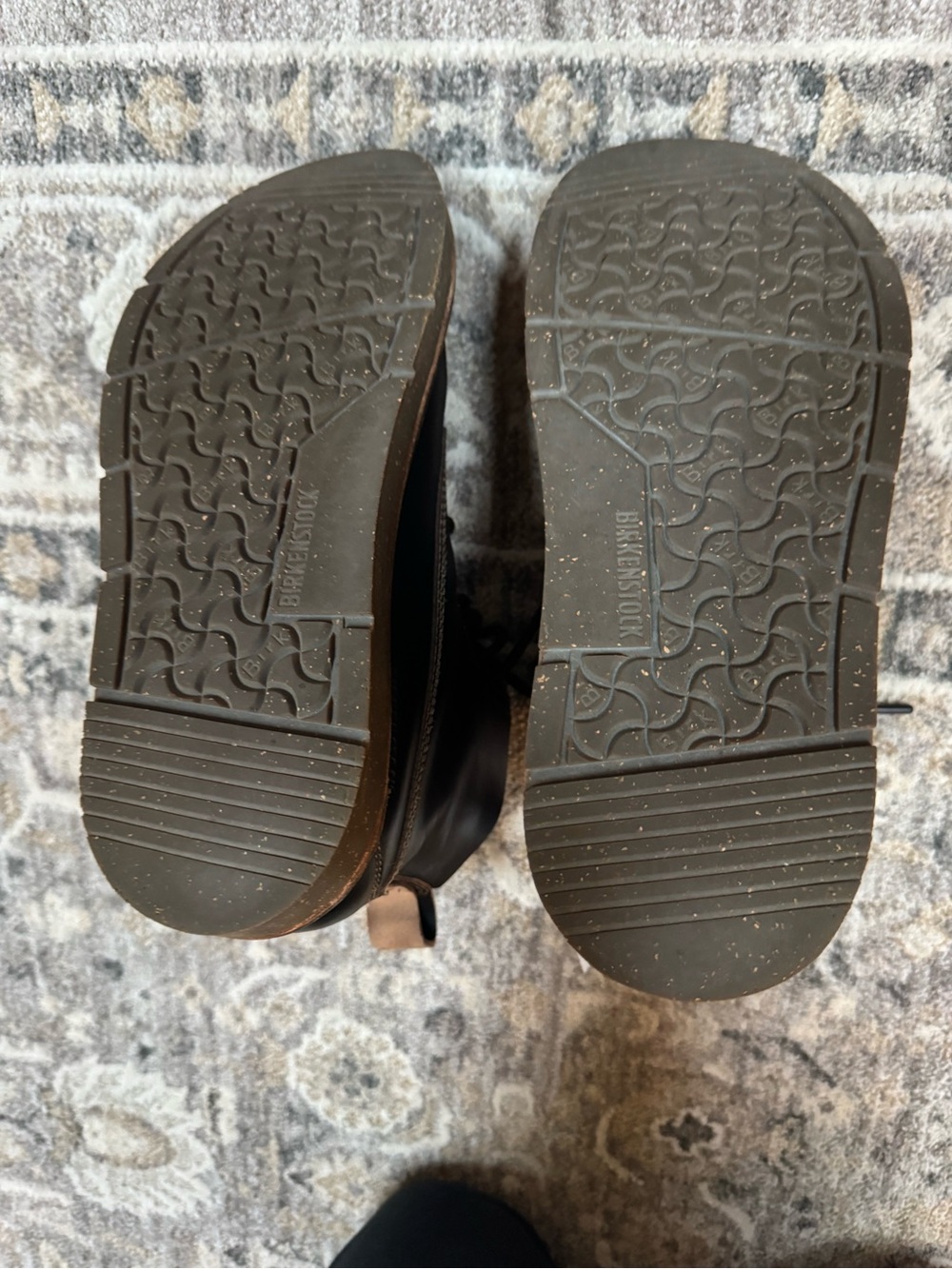 Birkenstock Birmingham Moc Black Leather Lace-Up Boots - Picture 6 of 13
